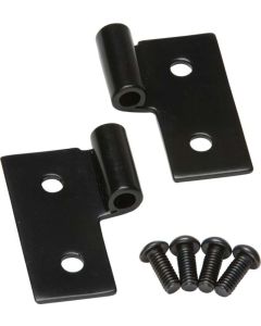 Kentrol 76-06 JEEP CJ/Wrangler YJ/TJ Lower Door Hinge Pair - Powdercoat Black - 50407