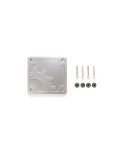 BuiltRight Industries 2020 Jeep Gladiator Bed Plug Plate Cover (Alum) - Silver - 110015