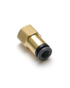 Ridetech Airline Fitting Straight 1/4in Female NPT to 1/4in - 31954101