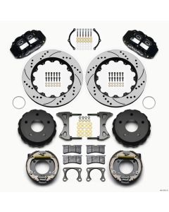 Wilwood Narrow Superlite 4R Rear P-Brk Kit 14.00in Drilled Big Ford 2.00in Off Bronco 5 x 5.50 - 140-13731-D