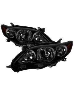 xTune Toyota Corolla 11-13 S XRS OE Style Headlights - Black Smoke HD-JH-TCO11-AM-BSM - 9937576