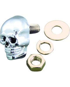 Bikers Choice Chrome Skull Kromets 5/8 Long 1/4-20 Stud Ea - 491374