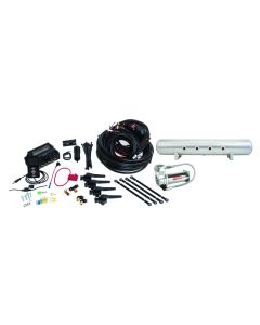 Air Lift Performance 3H (3/8 Air Line 5 Gal  Raw Aluminum Tank VIAIR 444C Comp) - 27698