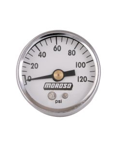 Moroso Oil Pressure Gauge - 0-120lbs - 1.5in Diameter - 89611
