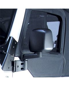 Omix Door Mirror Black Left- 87-06 Jeep Wrangler - 11002.11