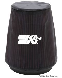 K&N Universal P Dry charger Round Tapered Air Filter Wrap Black - 22-8038DK
