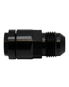 DeatschWerks 8AN Male Flare to 3/8in Female EFI Quick Connect Adapter - Anodized DW Titanium - 6-02-0104-B