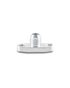 Vibrant 2.00in Bolt Hole -10AN Male Flare Aluminum Oil Drain Flange w/Crowfoot - 28491