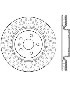 StopTech Slotted & Drilled Sport Brake Rotor - 127.62124L