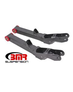 BMR 10-15 5th Gen Camaro Rear Lower Control Arms Non-Adj. (Polyurethane) - Black Hammertone - TCA028H