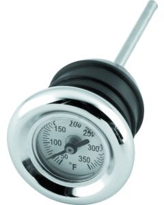 Bikers Choice 84-99 Softail 82-03 XL Chrome Oil Tank Temp Gauge Replaces H-D 62688-87T 62667-87T - 490568