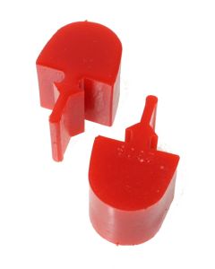 Energy Suspension GM Pull Thru Style Red Bump Stop Set - 3.9102R