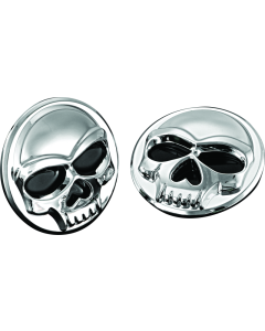 Kuryakyn Universal Zombie Medallions 2in Diameter Chrome - 1491