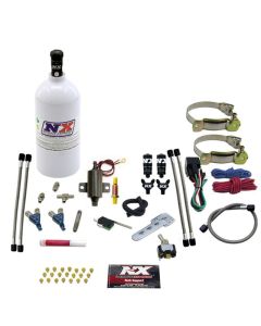 Nitrous Express 2 Cyl Piranha Nitrous Kit w/2.5lb Bottle - 60002EFIP