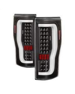 xTune 17-18 Ford F-250 Super Duty (Excl LED Models) LED Tail Lights - Black (ALT-ON-FS17-LBLED-BK) - 9041600