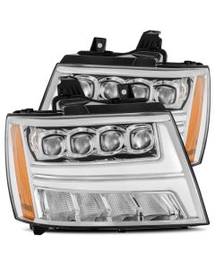 Chevrolet Avalanche | Tahoe | Suburban NOVA-Series Led Projector Headlights Chrome 2007-2014 Alphare