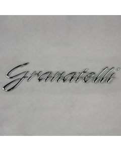 Granatelli Logo Domed Decal - Chrome - 100010C