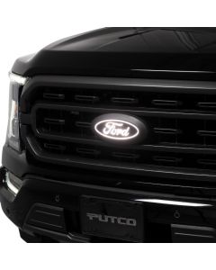 Putco 2023 Ford F-150 Front Luminix Ford LED Emblem - w/Camera CutOut w/o Spray Washer - 92606