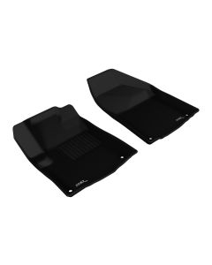 3D MAXpider 2014-2015 Jeep Cherokee Kagu 1st Row Floormat - Black - L1JP01011509