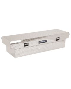 Lund 67-99 Chevy CK Ultima Single Lid Crossover Tool Box - Brite - 9100