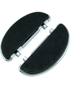 Bikers Choice 82-20 FLH FLT 86-17 FLST Chrome Half-Moon Floorboard Kit - 480624