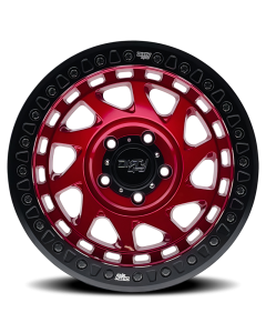 Dirty Life 9313 Enigma Race 17x9 / 5x127 BP / -12mm Offset / 78.1mm Hub Crimson Candy Red Wheel - 9313-7973R12