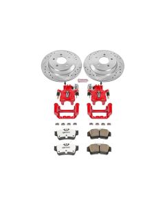 Power Stop 94-99 Ford Mustang Rear Z26 Street Warrior Brake Kit w/Calipers - KC1306A-26