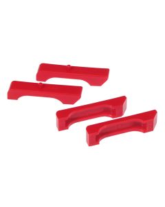 Prothane 68-87 GM Small Block Radiator Insolators - Red - 7-1711