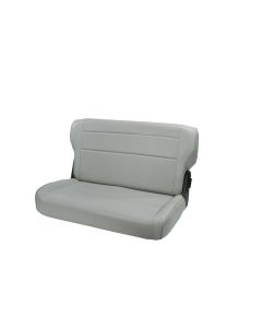 Rugged Ridge Fold & Tumble Rear Seat Gray 76-95 Jeep CJ / Jeep Wrangler - 13462.09