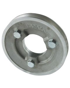 Moroso Chevrolet Big Block 396-454 (w/Short Pump) Crankshaft Pulley - Single Groove - Cast Aluminum - 64200