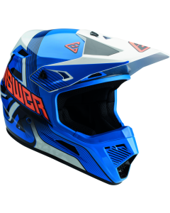 Answer AR1 Vendetta Helmet Blue/White/Orange Youth - Small - 447772