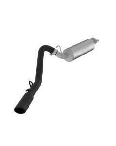 MBRP Black Coated 2.5" Catback Single Side Jeep Wrangler TJ 2000-2006 - S5500BLK