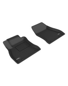3D MAXpider 2013-2019 Nissan Sentra Kagu 1st Row Floormat - Black - L1NS07611509
