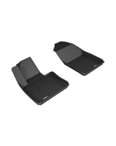 3D MAXpider 2018-2020 Volvo XC60 Kagu 1st Row Floormat - Black - L1VV02511509