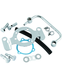 Bikers Choice 93-17 Big Twin Exc M8 Chrome Air Cleaner Mounting Kit For Custom Air Cleaners - 482685