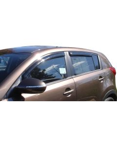 AVS 11-16 Kia Sportage Ventvisor Outside Mount Window Deflectors 4pc - Smoke - 94652
