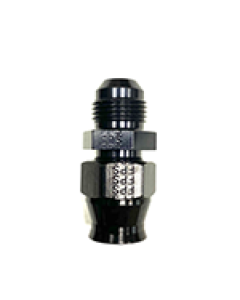 Fragola -6AN Male x 3/8in Tube AN Adapter Fitting Black - 892006-BL