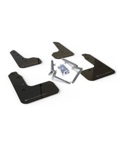 Rally Armor Black UR Mud Flap w/ Dark Grey Logo Honda Civic Sport Touring 17-20- RALL-MF51-UR-BLK/DGRY