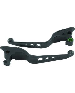 Bikers Choice 15-17 FLST FXST Black O Series Holed Lever Set - 482145