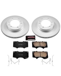 Power Stop 03-09 Toyota 4Runner Front Z17 Evolution Geomet Coated Brake Kit - CRK137