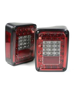 Rugged Ridge Led Tail Light Set Smoke 07-18 Jeep Wrangler - 12403.88