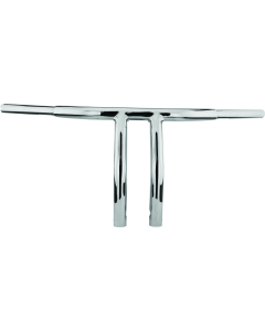Bikers Choice Throttle By Wire Chrome 10 Inch Pullback 1.25 Inch Fat Riser Tbar Custom - 402248