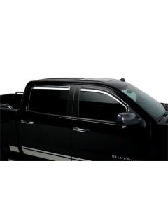 Putco 09-18 Ram 1500 - Crew Cab (Set of 4) Excl Rebel Model Element Chrome Window Visors - 480137