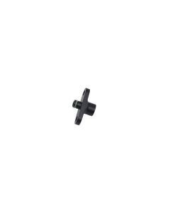 DeatschWerks 08-18 Toyota Tundra/Sequoia Fuel Pressure Regulator Adapter To 6AN ORB Female - Black - 6-03-TTREG