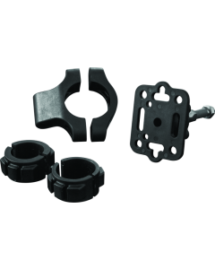 Kuryakyn Handlebar Accessory Mount Standard 7/8 to 1-1/4in Bar Black - 1671