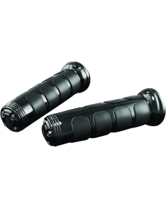 Kuryakyn ISO-Grips With OEM Heated Grip 06-20 Honda GL1800 Black - 6383