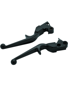 Kuryakyn Trigger Lever Set 96-Up Cable Gloss Black - 1845
