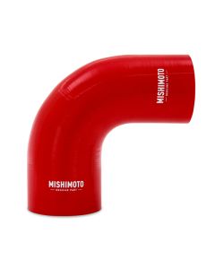 Mishimoto Silicone Reducer Coupler 90 Degree 3in to 4in - Red - MMCP-R90-3040RD
