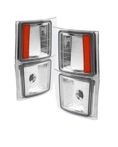 Xtune Chevy Suburban 94-98 4 pcs Corner Lights Chrome CCL-JH-CCK88-E-AM - 5064424