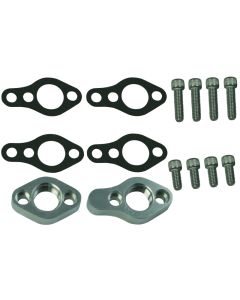 Moroso Chevrolet Small Block Remote Water Pump Adapter Kit (Requires Two -12An Male Fittings) - 63512